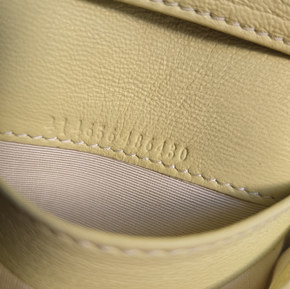 Alexander McQueen Yellow Saffiano Leather Trifold Wallet - Picture 11 of 16